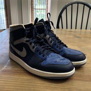Ike Air Jordan 1 Mid Obsidian